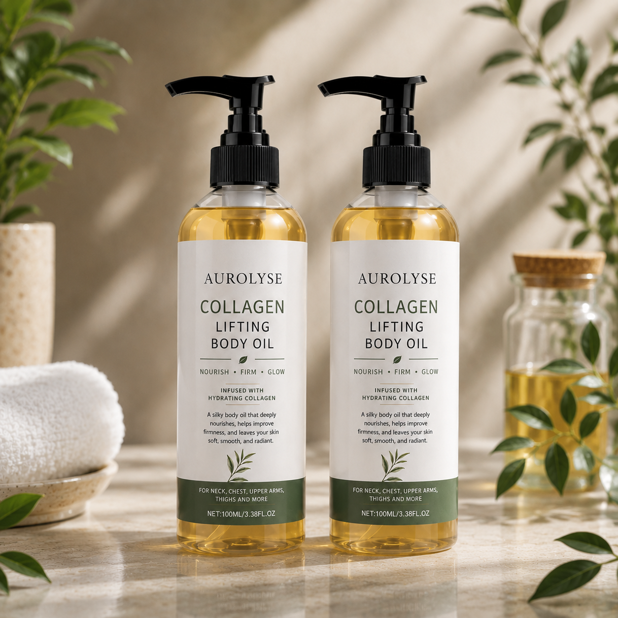 AUROLYSE™ Collagen Oil | Advanced Collagen Body Oil for Firmer, Smoother and More Youthful-Looking Skin