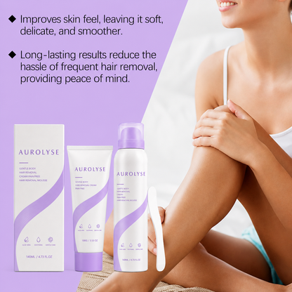 AUROLYSE™Gentle Hair Removal Cream – Smooth, Soft Skin for Body & Legs