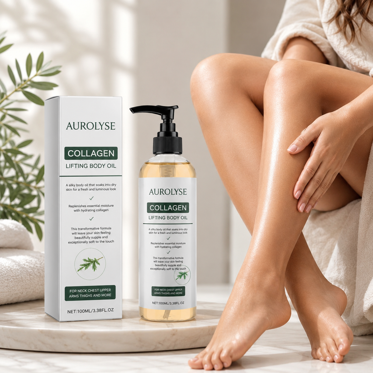 AUROLYSE™ Collagen Oil | Advanced Collagen Body Oil for Firmer, Smoother and More Youthful-Looking Skin