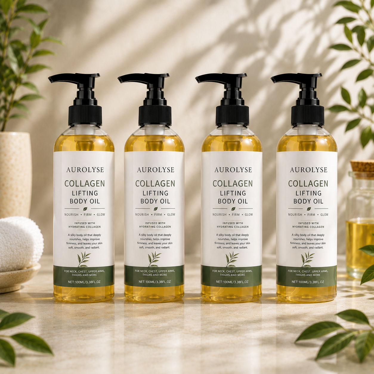 AUROLYSE™ Collagen Oil | Advanced Collagen Body Oil for Firmer, Smoother and More Youthful-Looking Skin