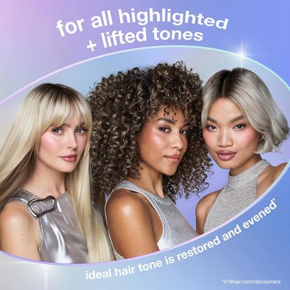 AUROLYSE™ BlondeBright Purple Shampoo - Non-Staining Purple Shampoo for Brassy Blonde Hair, Helps Neutralize Yellow & Orange Tones for a Brighter, Salon-Fresh Look - 4.2 fl oz